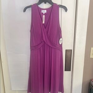 Soma Rich Purple Wrap Dress
